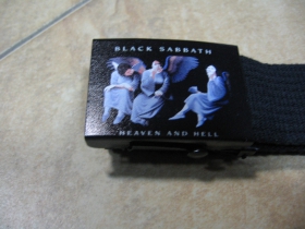 Black Sabbath - plátený opasok s kovovou posuvnou prackou