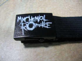 My Chemical Romance - plátený opasok s kovovou posuvnou prackou