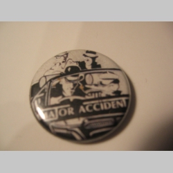 Major Accident kovový odznak priemer 25mm